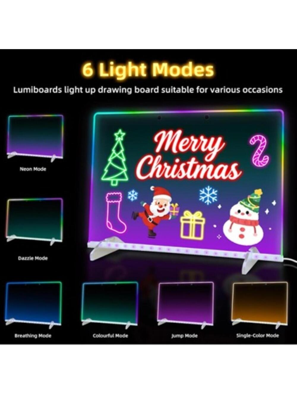 LED Note Board with 7 Colors, 13"x10"